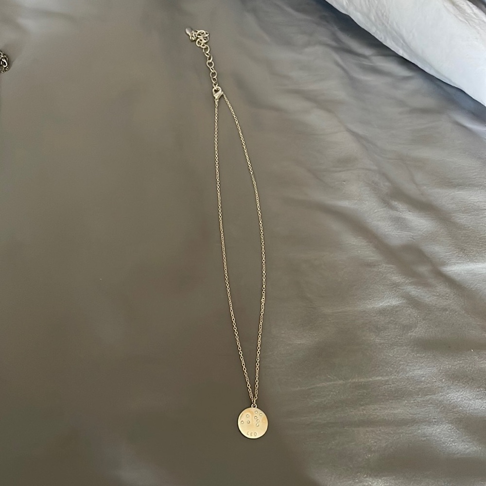 Astrological Sign, Leo Necklace